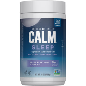 CALM Sonno con Polvere di Melatonina al Ribes, 16 oz (453 g)