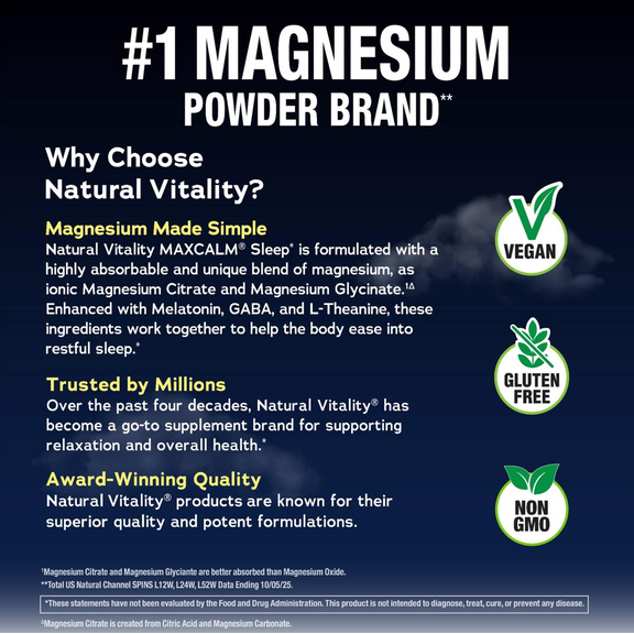 view 6 Natural Vitality MAXCALM® Sleep is the