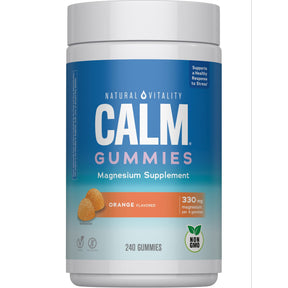 Gomitas CALM sabor naranja, 240 deliciosas gomitas