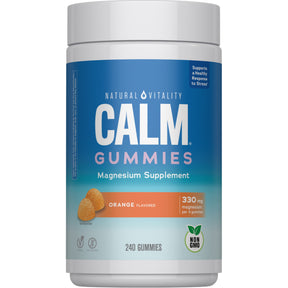 CALM Gummies Orange Flavor, 240 Tasty Gummies