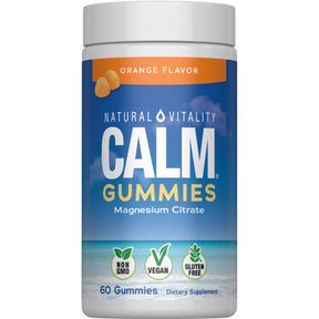 CALM Gummies Orange Flavor, 60 Tasty Gummies