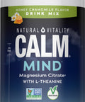 Calm Mind Magnesium Citrate with L-Theanine, honey chamomile flavor, 12 oz (339 g) dietary supplement drink mix.