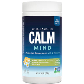CALM MIND + L-Theanine Powder Honey Chamomile, 12 oz (339 g)