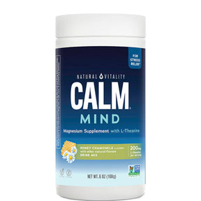 CALM MIND + L-Theanine Powder Honey Chamomile, 6 oz (168 g)