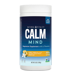 CALM MIND + L-Theanine Powder Honey Vanilla, 6 oz (168 g)