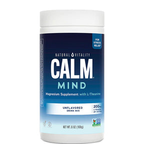 CALM MIND + L-Theanine Powder Unflavored, 6 oz (168 g)