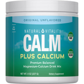 CALM más Calcio en Polvo Sin Sabor, 8 oz (227 g)