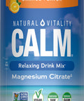 Natural Vitality CALM Orange Flavor Relaxing Drink Mix with Magnesium Citrate, 16 OZ (453 G) Dietary Supplement.