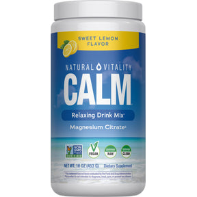 Pó CALM Sabor Limão Doce, 453 g