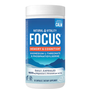 FOCUS Magnesium L-Threonate, 60 Vegetarian Capsules