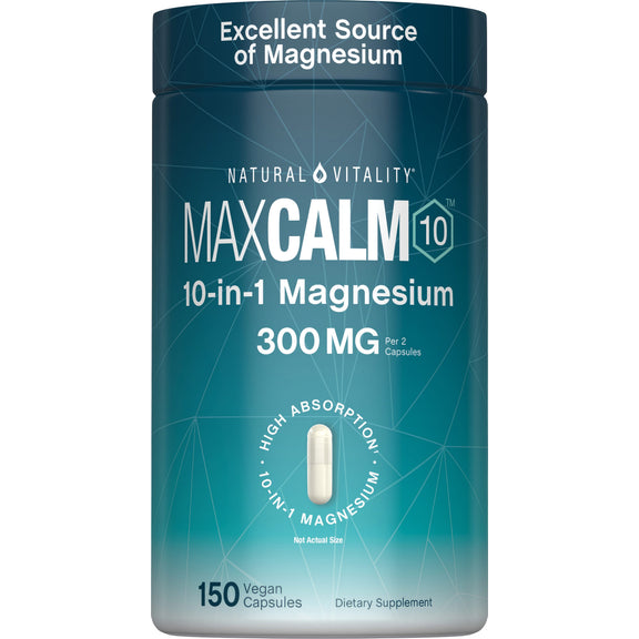 View 1 MAXCALM 10-in-1 Magnesium, 150 Vegan Capsules