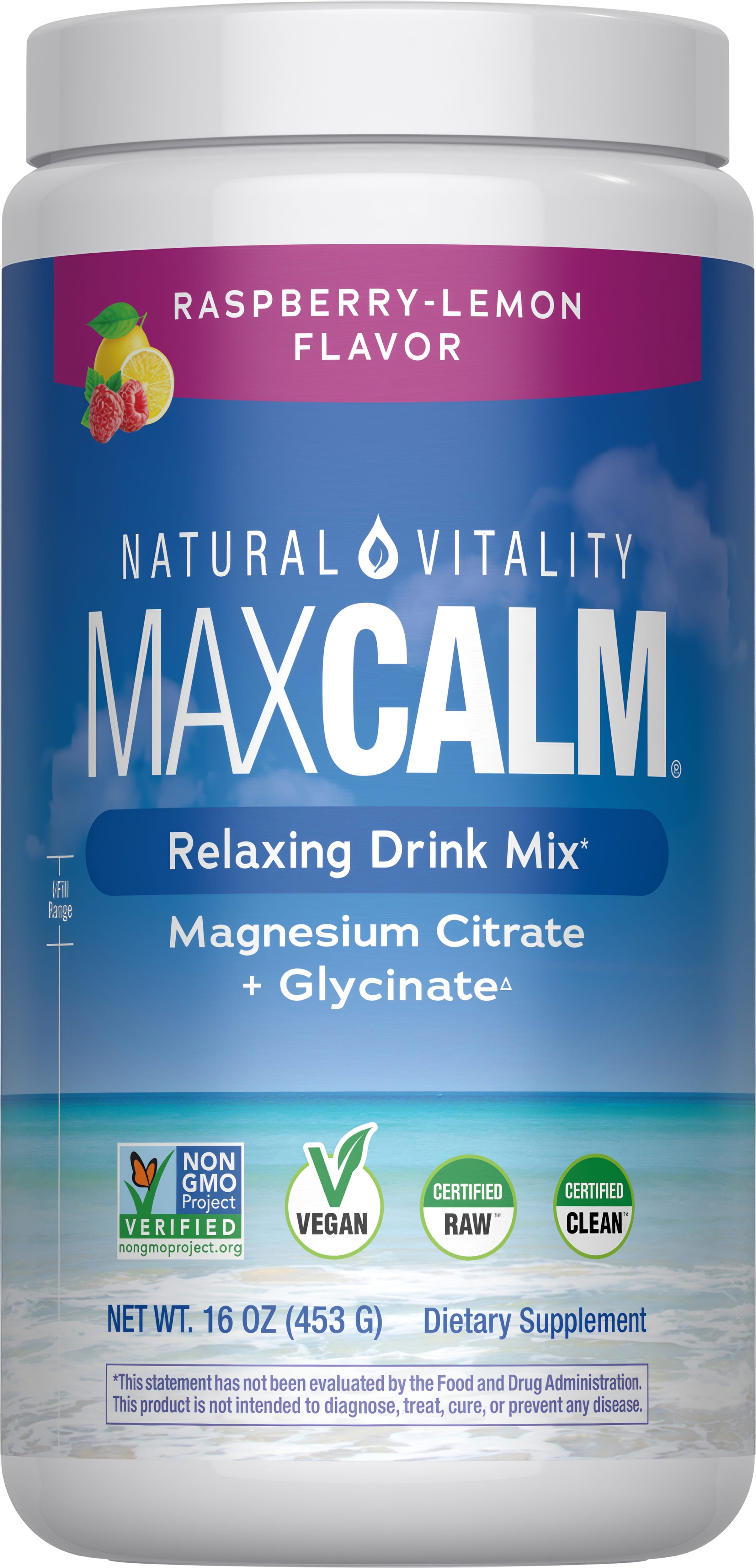 CALM Powder - Raspberry Lemon | Natural Vitality
