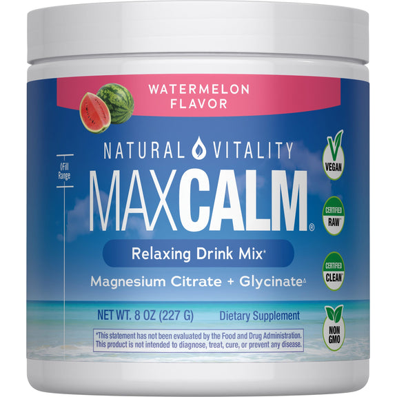 View 1 MAXCALM Powder Watermelon, 8 oz (227 g) Powder