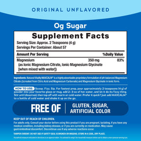 CALM Powder Unflavored, 8 oz (226 g)